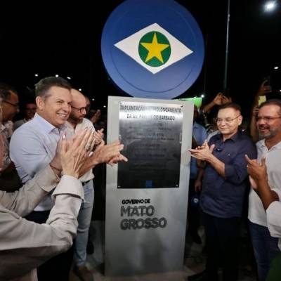Governador entrega ampliação da Avenida Parque do Barbado e traz dignidade à população - Notícias - Mato Grosso digital