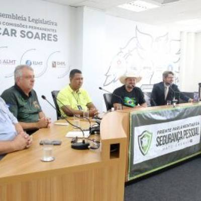 Porte e posse de armas de fogo são discutidos na ALMT - Notícias - Mato Grosso digital