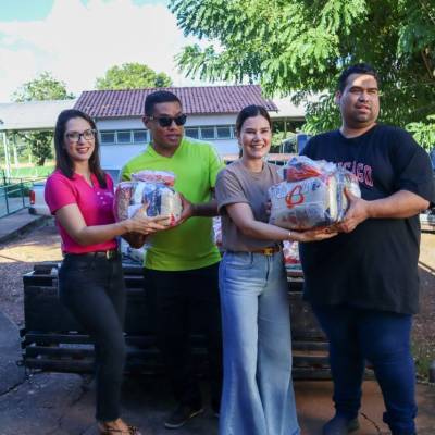 Instituto dos Cegos recebe 100 cestas básicas oriundas da campanha “Trousseau do Bem 2024” - Notícias - Mato Grosso digital