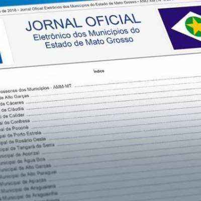 Municípios economizam mais de R$ 22 milhões com publicações no Jornal Oficial - Notícias - Mato Grosso digital