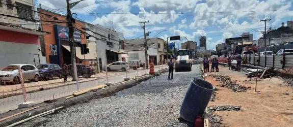 Obras do BRT continuam com cinco frentes de serviço em andamento
