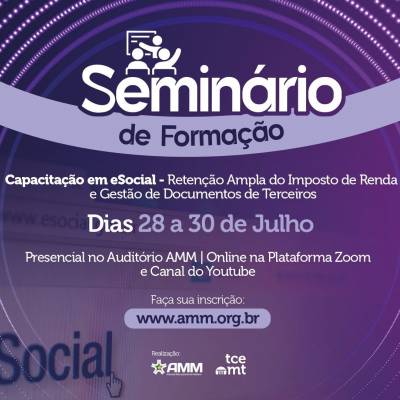 AMM abre inscrições para seminário técnico sobre o eSocial - Notícias - Mato Grosso digital