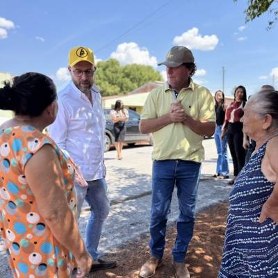Beto visita obra em Rosário articulada por ele e Fabio Garcia - Notícias - Mato Grosso digital