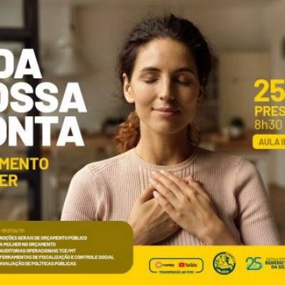 Capacitação É da Nossa Conta: Orçamento Mulher começa na próxima terça-feira - Notícias - Mato Grosso digital