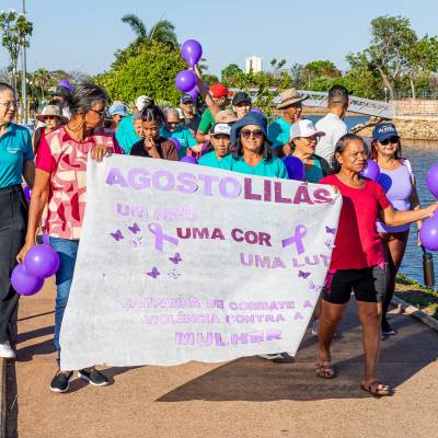 CCI Aideê Pereira promove caminhada de conscientização pelo Agosto Lilás - Notícias - Mato Grosso digital