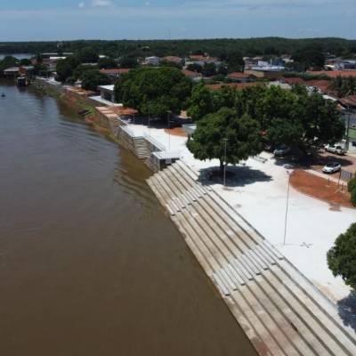 Construção da Orla de São Félix do Araguaia chega a 68% de execução - Notícias - Mato Grosso digital