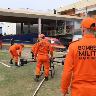 Corpo de Bombeiros simula operação em complexo frigorífico de Várzea Grande - Notícias - Mato Grosso digital