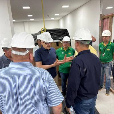 Governador vistoria obras do Hospital Regional de Confresa - Notícias - Mato Grosso digital