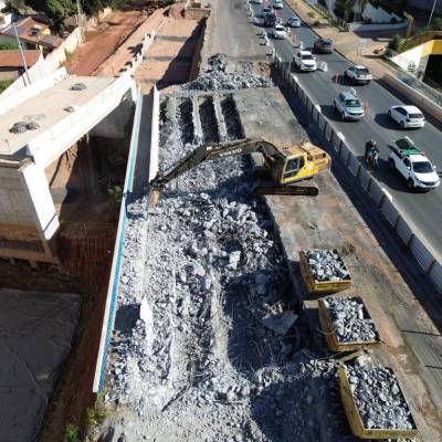 Obras do Complexo Viário do Leblon avançam com escavação de trincheira - Notícias - Mato Grosso digital