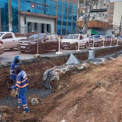 Obras na Prainha avançam e trecho atual deve ser concluído na próxima semana - Notícias - Mato Grosso digital