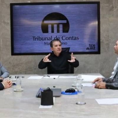 Presidente do TCE-MT recebe balanço das ações da Secretaria de Justiça - Notícias - Mato Grosso digital