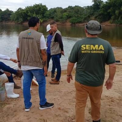 Sema acompanha coletas no Rio Araguaia para verificar qualidade da água - Notícias - Mato Grosso digital