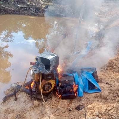 Sema e PM deflagram operação contra extração ilegal de minério em Juruena - Notícias - Mato Grosso digital