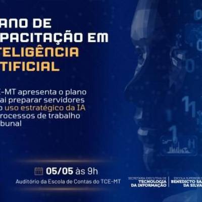 TCE-MT lança Plano de Capacitação em Inteligência Artificial para servidores - Notícias - Mato Grosso digital