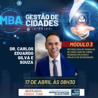TCE-MT realiza terceiro módulo do MBA em Gestão de Cidades nesta sexta (17) - Notícias - Mato Grosso digital