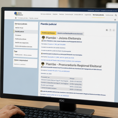 TRE-MT disponibiliza escala de plantão judicial das Eleições 2026 - Notícias - Mato Grosso digital