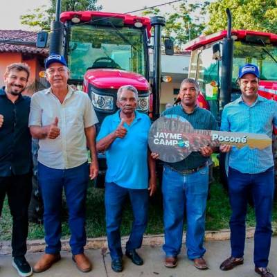 Botelho reforça apoio à agricultura familiar com entrega de máquinas em Livramento e Poconé - Notícias - Mato Grosso digital