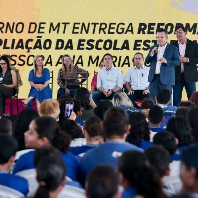Governo de MT entrega mais uma escola moderna e equipada para atender mais de mil estudantes - Notícias - Mato Grosso digital