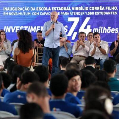 Governo de MT entrega reforma e ampliação da escola em Nova Mutum: “agora, fica até mais fácil de estudar”, afirma aluna - Notícias - Mato Grosso digital