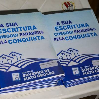 Moradores de Rosário Oeste receberam as escrituras dos imóveis na  segunda-feira (15) - Notícias - Mato Grosso digital