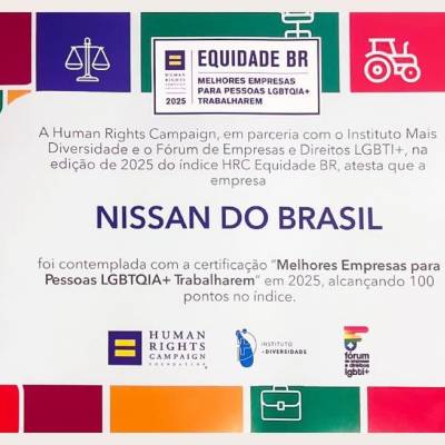 Nissan do Brasil é reconhecida pelo segundo ano seguido como uma das melhores empresas para pessoas LGBTQIA+ - Notícias - Mato Grosso digital