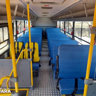 Novos ônibus escolares adquiridos pela Prefeitura de Juara, trouxeram melhorias para o transportes escolar - Notícias - Mato Grosso digital