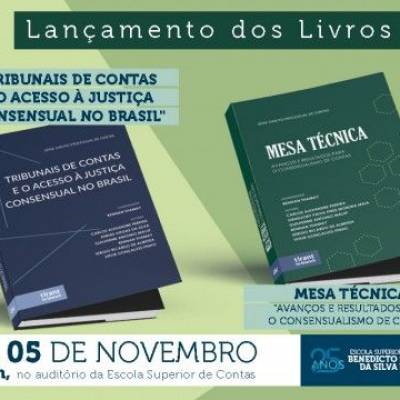 TCE-MT lança duas obras sobre consensualismo e acesso à justiça no controle externo - Notícias - Mato Grosso digital